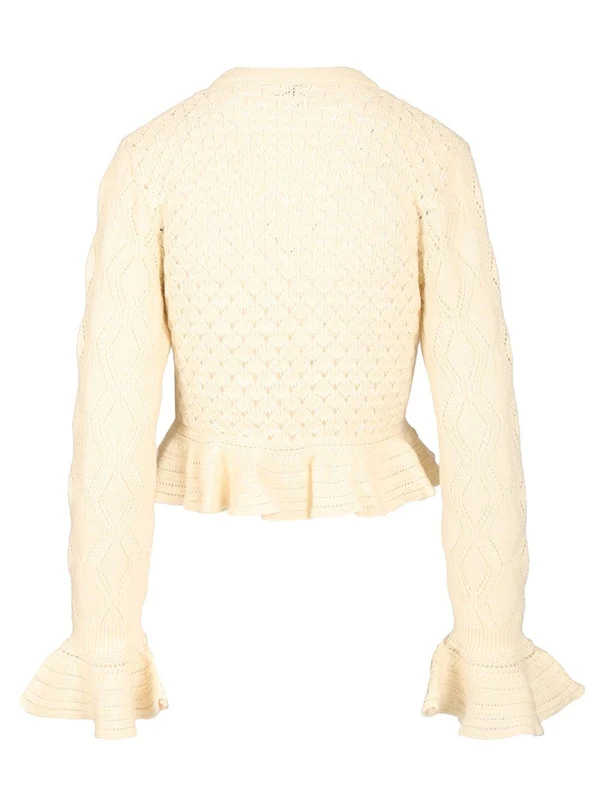 Chloe White Cardigans - Image 2