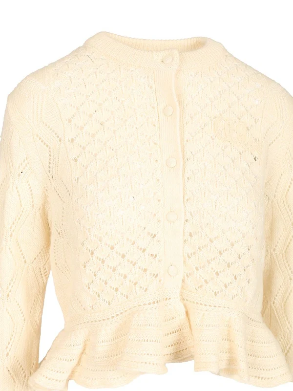 Chloe White Cardigans - Image 3