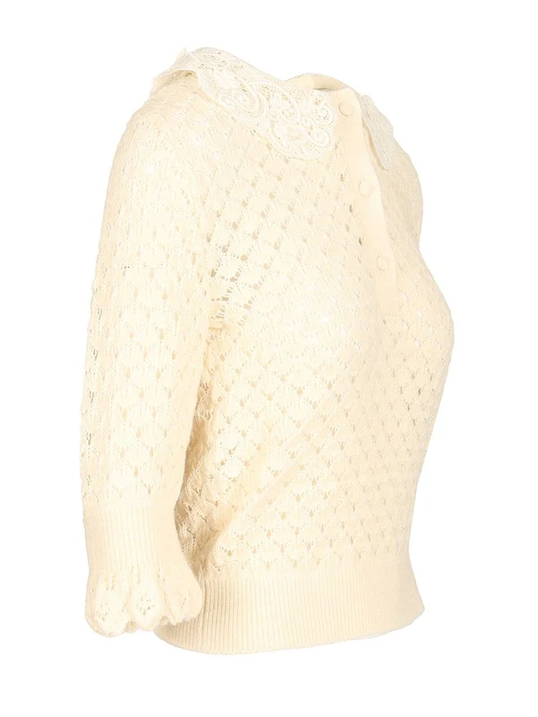 Chloe White Knitted - Image 3