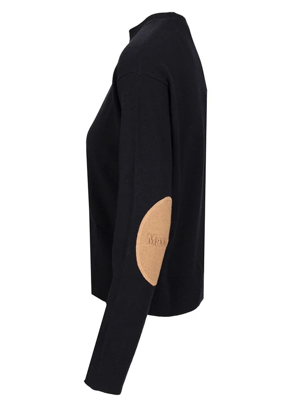 S Max Mara Navy Knitted - Image 3