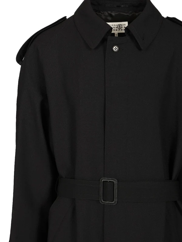 Mm6 Maison Margiela Black Coats - Image 5