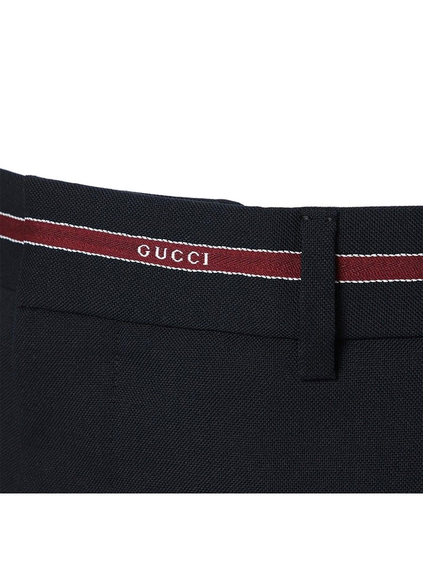 Gucci Navy Trousers - Image 2
