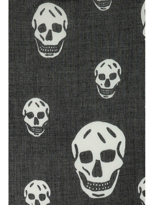 Alexander Mcqueen Black Wool Mufflers - Image 3