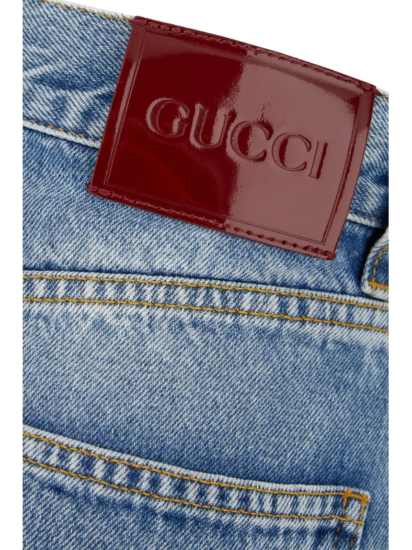 Gucci Blue Denim Pants - Image 3