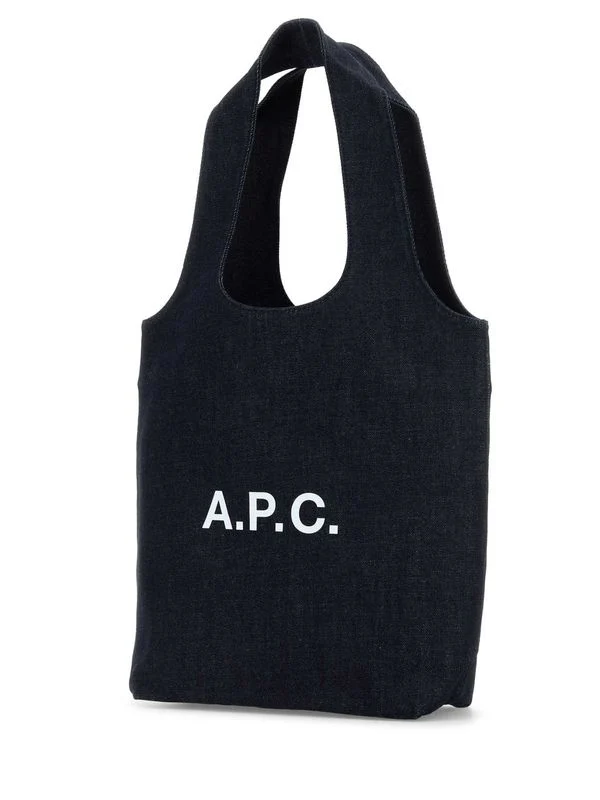 A.P.C. Navy Tote Bags - Image 2