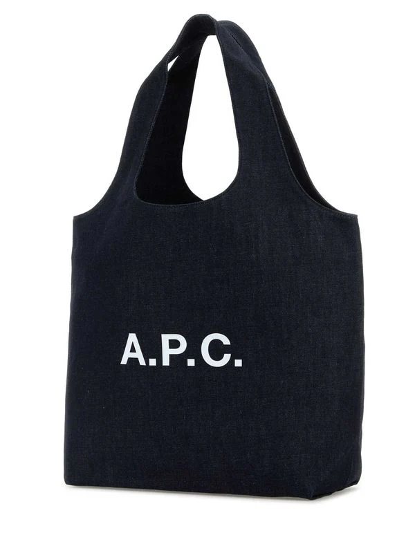 A.P.C. Navy Tote Bags - Image 2