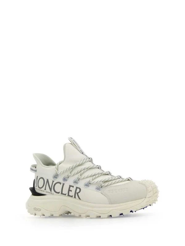 Moncler White Low Top Sneakers - Image 2