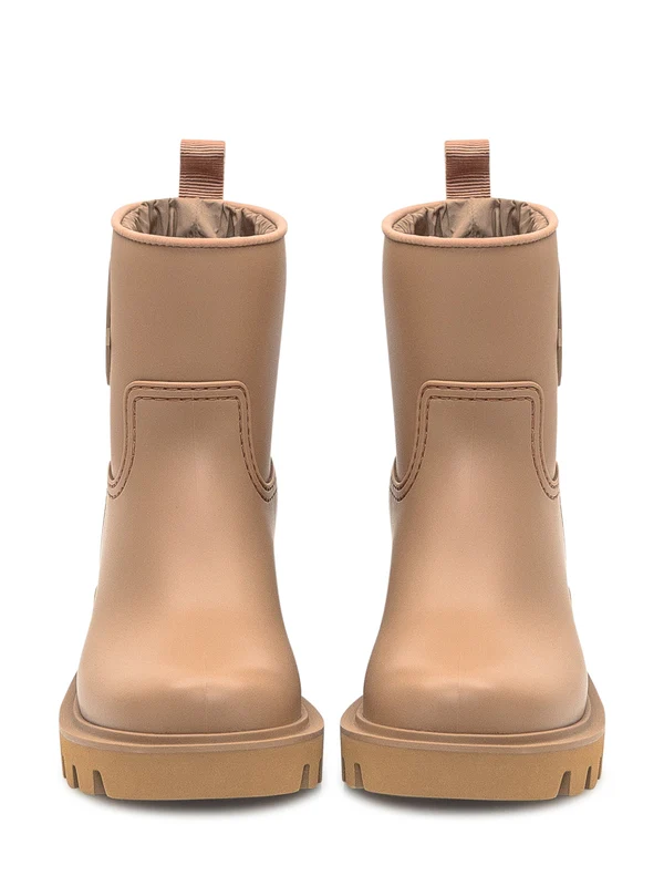 Moncler Beige Ankle Boots - Image 2