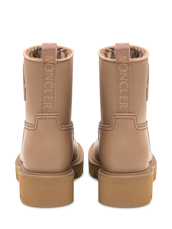Moncler Beige Ankle Boots - Image 3