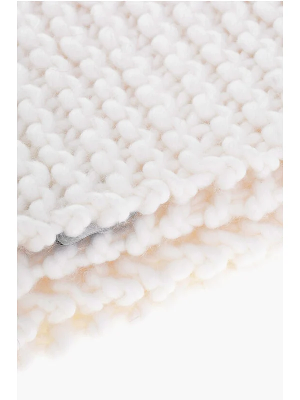 Moncler White Wool Mufflers - Image 3