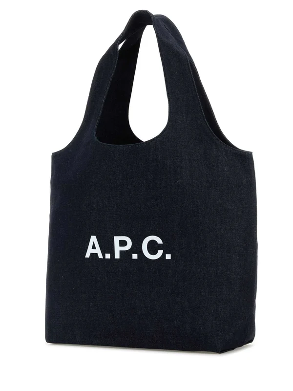 A.P.C. Navy Tote Bags - Image 2