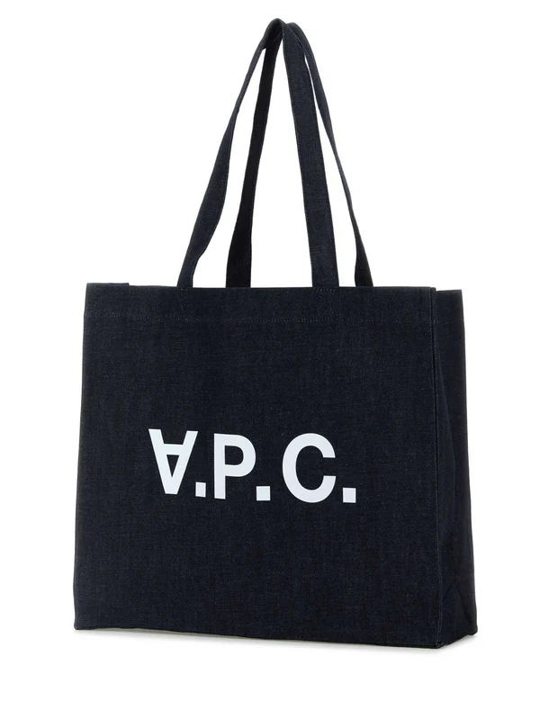 A.P.C. Navy Tote Bags - Image 2