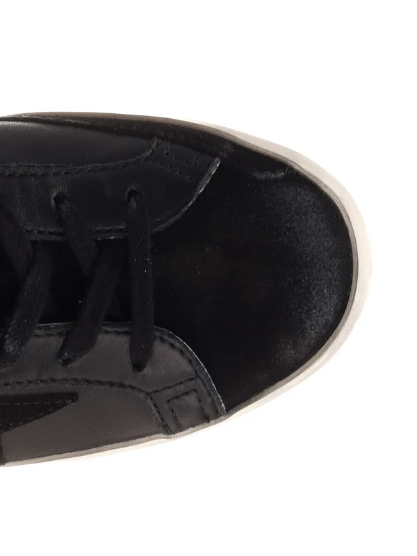 Golden Goose Black Low Top Sneakers - Image 4