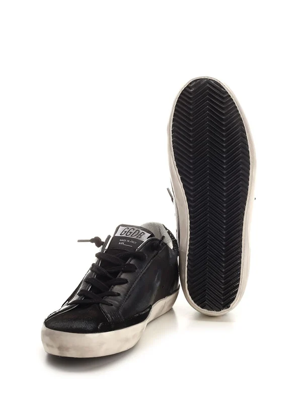 Golden Goose Black Low Top Sneakers - Image 5
