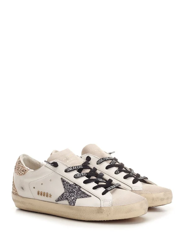 Golden Goose White Low Top Sneakers - Image 2