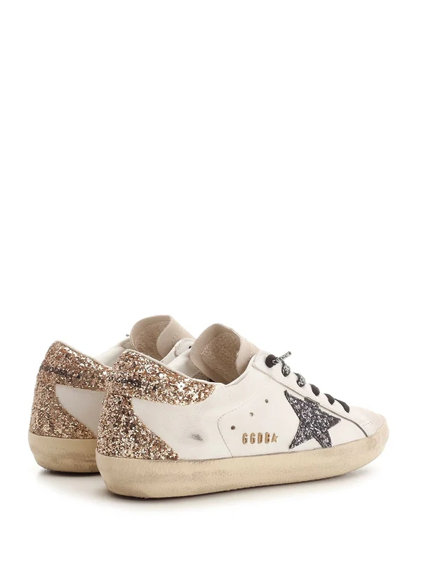 Golden Goose White Low Top Sneakers - Image 3