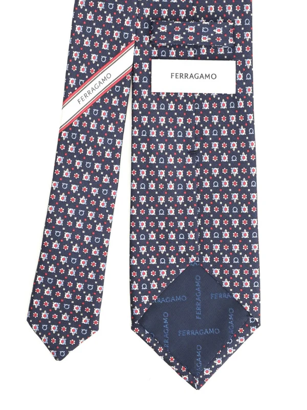 Ferragamo Blue Neck Ties - Image 2