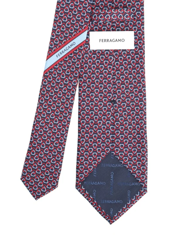 Ferragamo Blue Neck Ties - Image 2