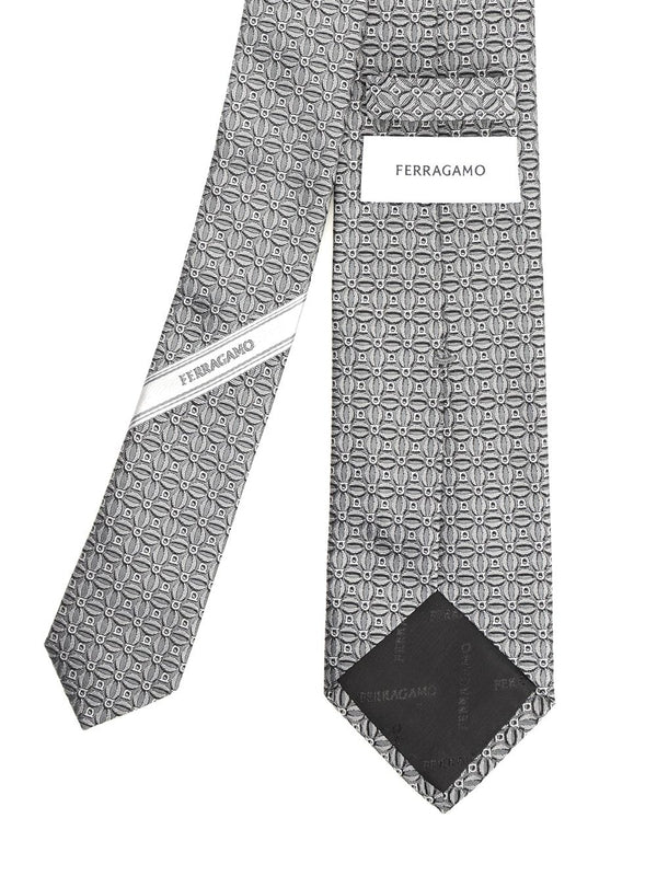 Ferragamo Grey Neck Ties - Image 2