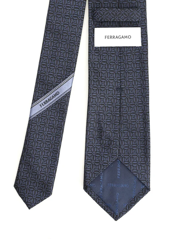 Ferragamo Blue Neck Ties - Image 2