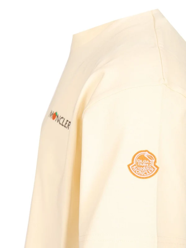Moncler White Half Sleeve - Image 3