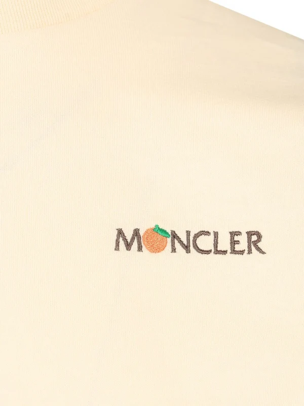 Moncler White Half Sleeve - Image 4
