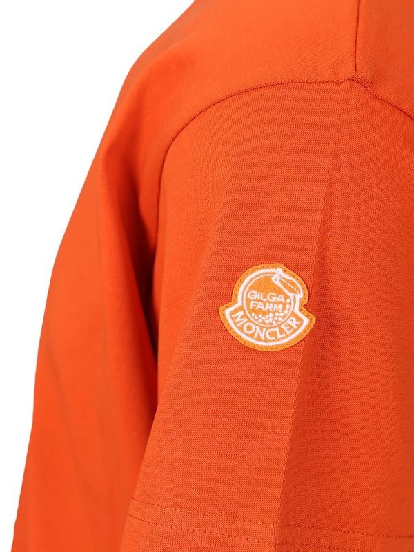 Moncler Orange Half Sleeve - Image 4
