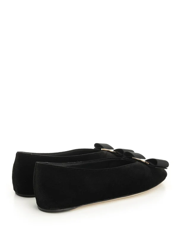 Ferragamo Black Flat Shoes - Image 3