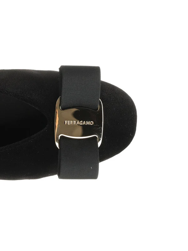 Ferragamo Black Flat Shoes - Image 4