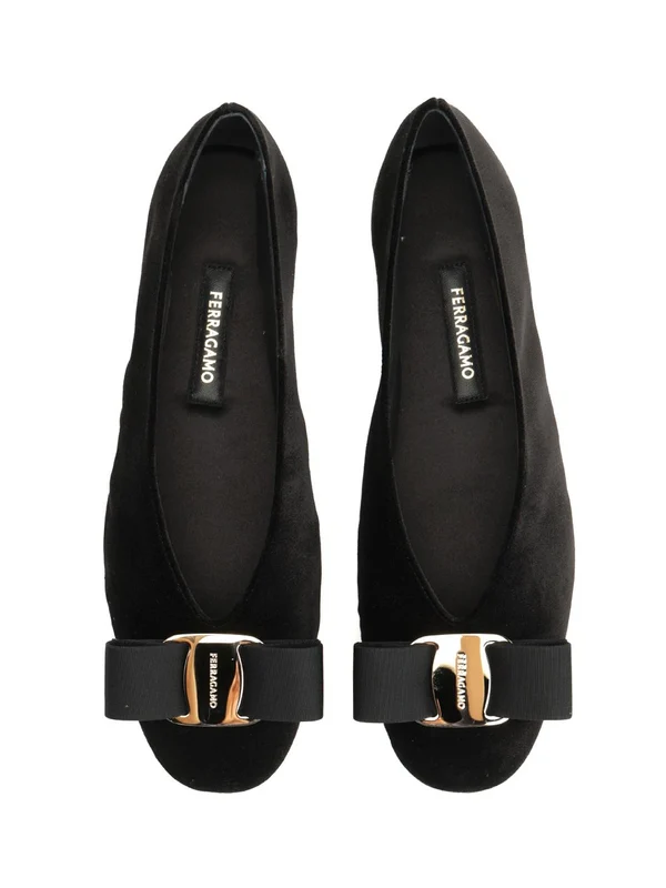 Ferragamo Black Flat Shoes - Image 5