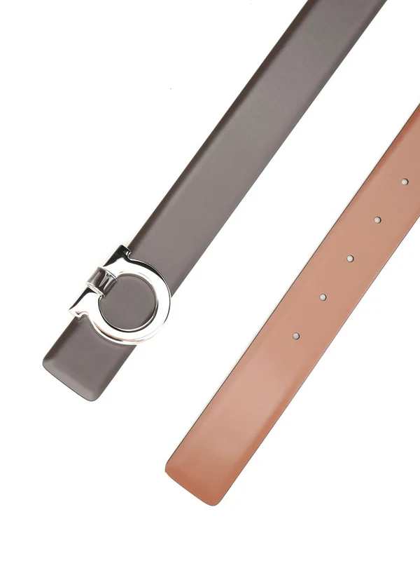 Ferragamo Brown Leather Belts - Image 2