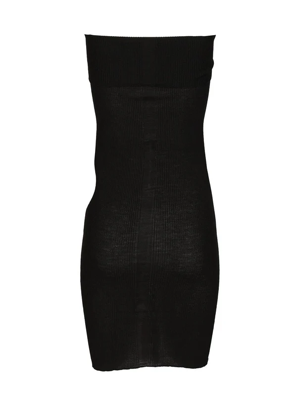 Rick Owens Black Mini Dress - Image 2