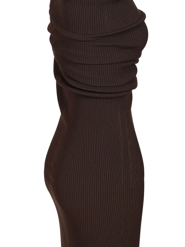 Rick Owens Brown Long Dress - Image 5