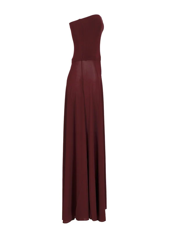 Alaia Burgundy Jump Suits - Image 3