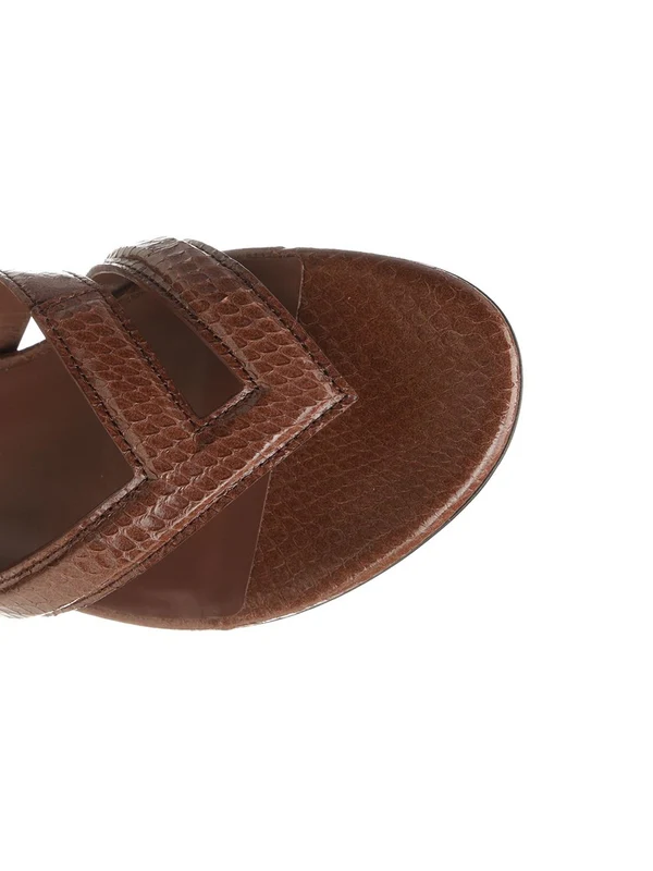 Fendi Brown Flip Flops - Image 4