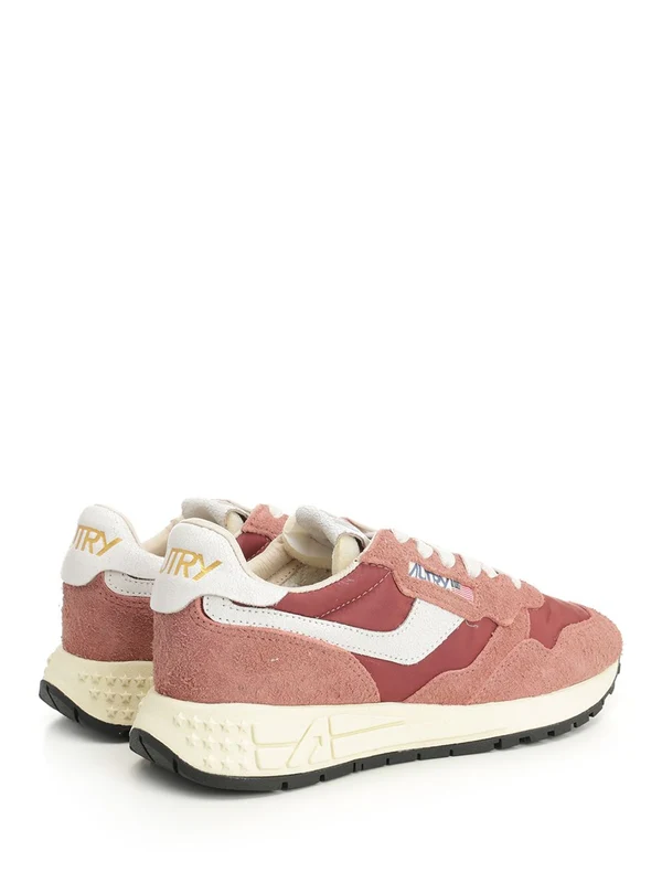 Autry Burgundy Low Top Sneakers - Image 3