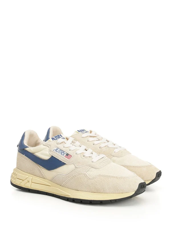 Autry Beige Low Top Sneakers - Image 2