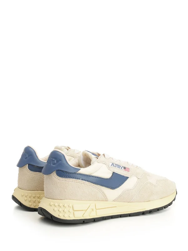 Autry Beige Low Top Sneakers - Image 3