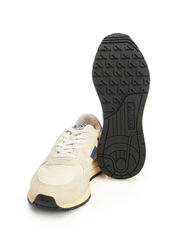 Autry Beige Low Top Sneakers - Image 5