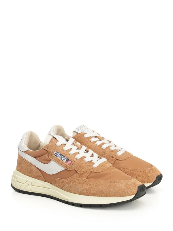Autry Orange Low Top Sneakers - Image 2