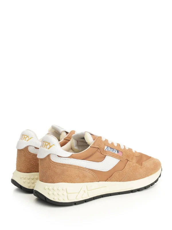 Autry Orange Low Top Sneakers - Image 3