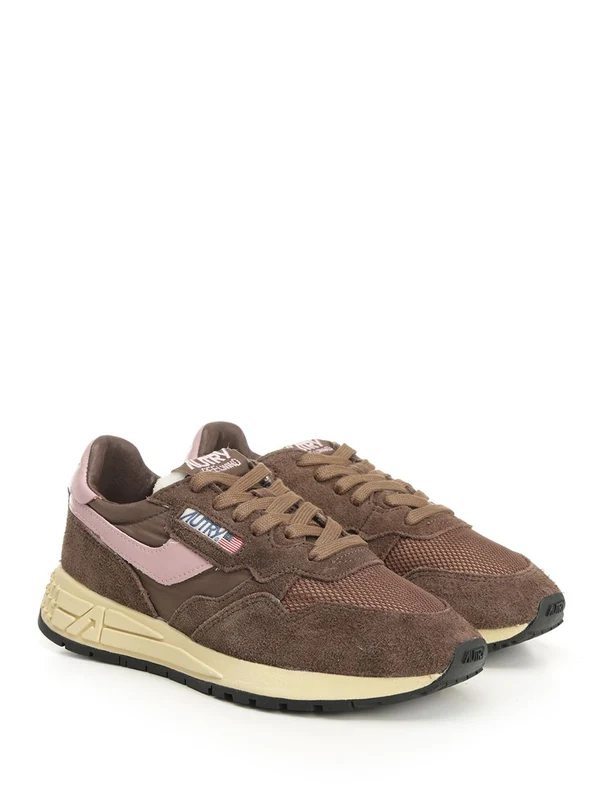 Autry Brown Low Top Sneakers - Image 2