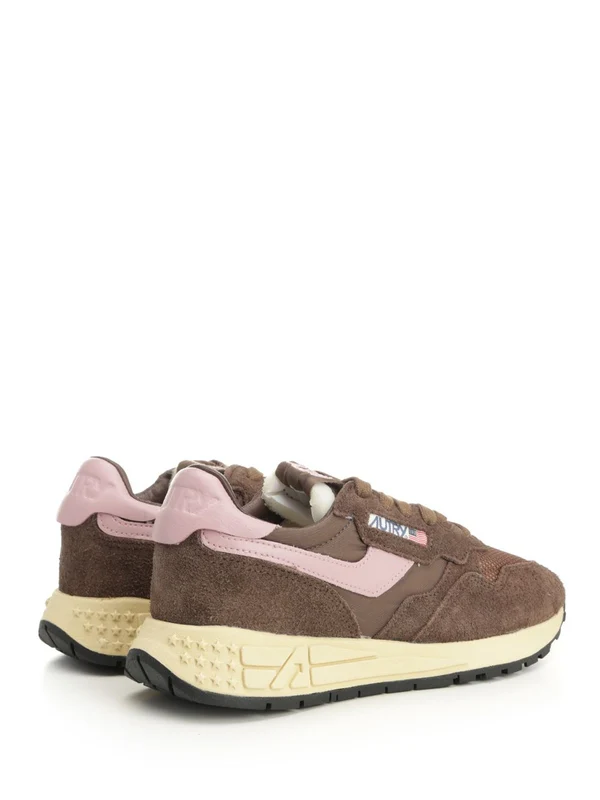 Autry Brown Low Top Sneakers - Image 3