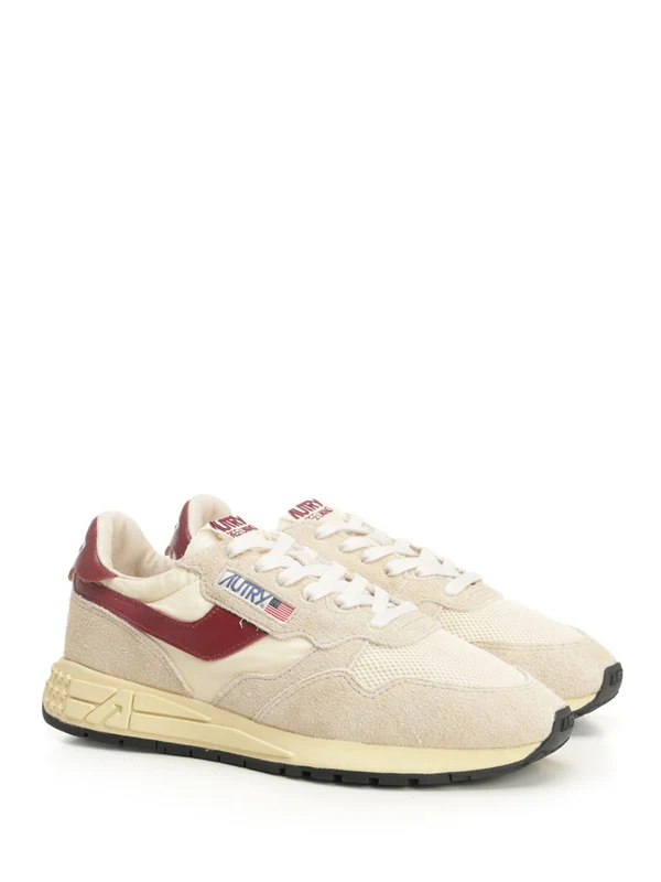 Autry Beige Low Top Sneakers - Image 2