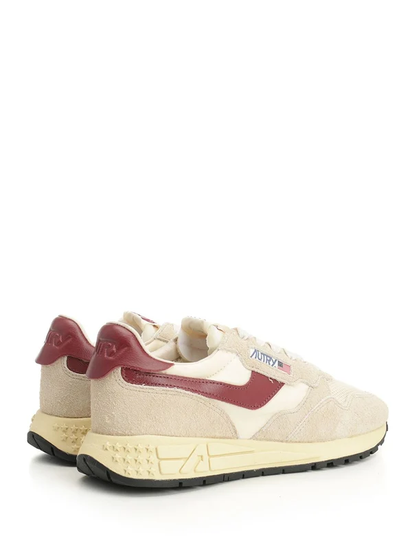 Autry Beige Low Top Sneakers - Image 3