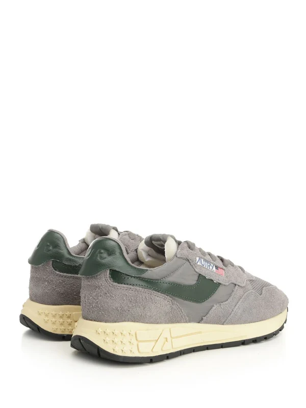 Autry Grey Low Top Sneakers - Image 3