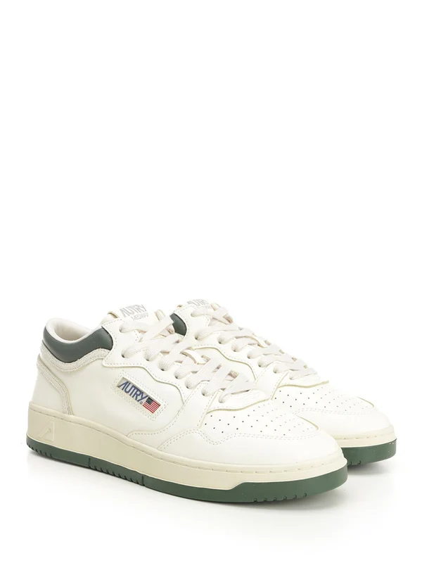 Autry White Low Top Sneakers - Image 2