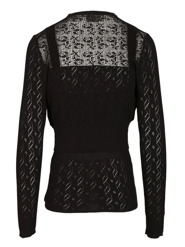 Chloe Black Knitted - Image 2