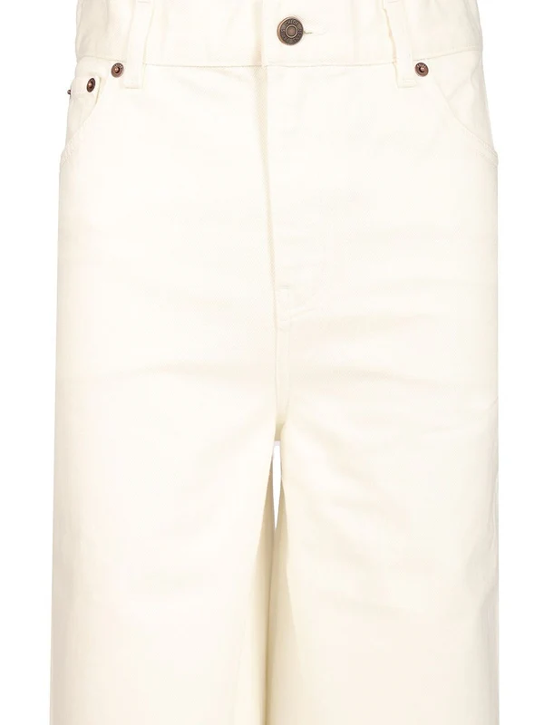 Chloe Ivory Denim Pants - Image 4