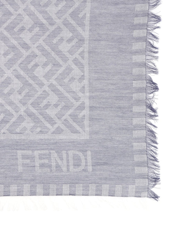 Fendi Blue Other Fabric Mufflers - Image 2